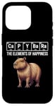 iPhone 16 Pro Capybara The Elements Of Happiness Periodic Table Chemistry Case