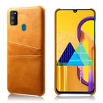 Samsung Galaxy M30s skal med korthållare - Orange