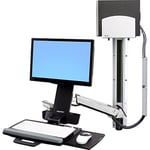 Ergotron Sv Bras articulé pour station de travail - permet de travailler debout.