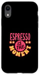 Coque pour iPhone XR Espresso Beans Caféine Lover Tasse Espresso Barista