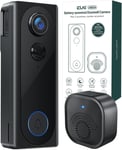 Quality Upgraded 2024 Video Doorbell Camera Wireless with Chime, Smart Voice...