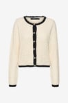 Vero Moda - Cardigan vmJackie LS O-neck Cardigan - Beige