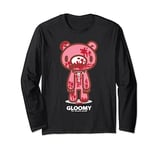 Gloomy Bear Naughty Grizzly Anime Fan Edgy Fantasy Gamer Long Sleeve T-Shirt