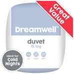 Dreamwell Cold Nights Heavy Weight 15 Tog Duvet - Single