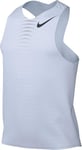 Nike Shirt M NK Dfadv Aroswft Singlet, Football Grey/Dark Obsidian, FN4231-085, L