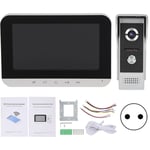 Eosnow - Sonnette vidéo 7 pouces tft lcd interphone filaire Wifi moniteur de déverrouillage à distance Vision nocturne prise 100-240VEU