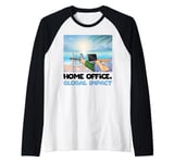 Remote Worker Freelancer Jobs From Home Global Raglan Baseball Tee