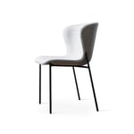 Friends & Founders - Pipe Chair, Black Legs - Fabric Cat. 2 Loop 031 - Ruokapöydän tuolit - Ida Linea Hildebrand - Beige - Metalli/Tekstiili materiaali