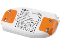 Goobay 60368, Elektronisk transformator till belysning, Orange, Vit, IP20, -20 - 45 ° C, CE, RoHS Directive 2011/65/EU [OJEU L174/88-110, 01.07.2011, 8 W