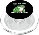 What The Frog Is Going On Funny Frog Lover Gift Idea PopSockets PopGrip for MagSafe