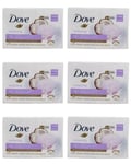 6 X Dove Relaxing Beauty Bar Soap with Coconut Milk & Jasmine 4 X 90g (24 Bars)