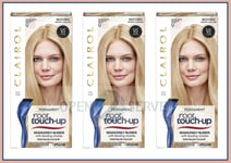 3x Clairol Root Touch-Up Permanent Colour 9 Light Blonde - 1 Application