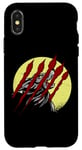 iPhone X/XS Werewolf Full Moon Horror Movie Scratches Howling Wolf Case