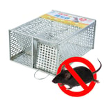 Exuberanter Rat Trap Cage Large Humane Mouse Trap Cage Squirrel Cage Trap Live Rat Trap Multi Catch For Indoor Outdoor Use, 14X23X30CM