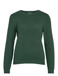 Vila Vidalo O-Neck L/S Knit Top- Noos Grön