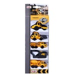 Maisto M12375 Mini Working Machines Volvo CONSTUCTION 5 Pack die cast Model, Yellow, Small