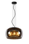 Lucide 45401/40/65 Suspension, Verre, 120 W, Fumé, Noir