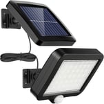 PROJECTEUR SOLAIRE LED AVEC IR 400 LUMENS ECLAIRAGE AVEC PANNEAU SOLAIRE