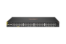 HPE Aruba Networking CX 6000 48G Class4 PoE 4SFP 740W Switch - switch - 48 porte - Administreret - monterbar på stativ