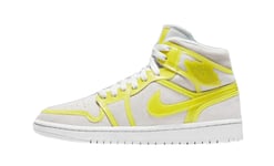 Women's Shoes Nike Air Jordan 1 Mid LX Off White/Yellow DA5552-107 Size UK 6