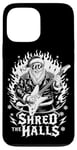 iPhone 13 Pro Max Shred The Halls Christmas Rocker Santa Rock Guitarist Case