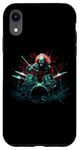 iPhone XR Skeleton Drummer Guy Rock And Roll Band Rock On Drum Kit Case