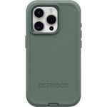 OtterBox Defender Series Coque pour iPhone 15 Pro (Uniquement) – Forest Ranger (Vert), sans écran, Robuste et Durable, avec Protection des Ports, Comprend Une béquille à Clip