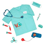 Battat BT2693Z – Kit du Petit Docteur – Tenue de Médecin Enfant avec Accessoires pour Jeu de Rôle – 11 Instruments Médicaux avec Masque & Tunique – Jouet d'Imitation pour Enfant – Dès 3 ans