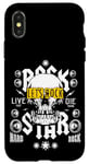 Coque pour iPhone X/XS Rock and Roll Graphic Tees - I Love Rock N' Roll Designs