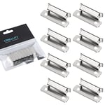 Creality Officielle Ender 3 Pince de lit, Ender 3 Pro Pinces de lit 7 mm pour Ender 3 V2, Ender 3S, Ender 5 Pro, CR-20 PRO, CR-10S Pro Imprimante 3D Plateforme de lit en verre pour lit Chauffant（8PCS)