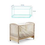 Zanzariera Berceau Enfants Bébé Blanc Respirante Dimensions Lavable 140x70cm