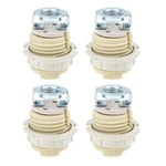 4 st E12 Sockel G9 Lamphållare G9 Krona Lamphållare Lamphållare Ersättning Glödlampa Plug Adapter G9 Keramik Lamphållare