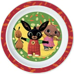 Original Bing Flat Plate For Kids In Plastic And Microwave Safe