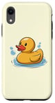 iPhone XR Cute Yellow Rubber Ducky Little Bath Toy Duck Case