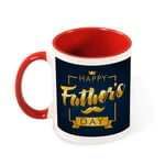 Happy Father's Day- Parents Gifts for Women and Men - Funny Bday Gift Idea for Mom Dad Husband Wife - Funny 11 oz Tea Cup Coffee Mug