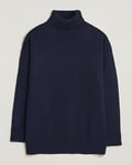 Gloverall Submariner Chunky Wool Roll Neck Navy