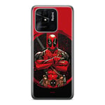 ERT GROUP Coque de téléphone Portable pour Xiaomi REDMI 10C Original et sous Licence Officielle Marvel Motif Deadpool 006 Parfaitement adapté à la Forme du téléphone Portable, Coque en TPU