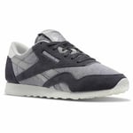 Womens Reebok Classic Nylon Jersey Trainers Grey UK 7.5 V68871 - NEW