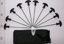 *BRAND NEW* HEAVY DUTY CARP FISHING BIVVY PEGS CAMPING TENT PEG X 10