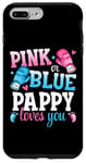 iPhone 7 Plus/8 Plus Pink Or Blue Pappy Loves You Boxing Gender Reveal Party Case