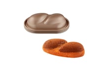 Creabake Set de 3 moules a petite torsade J308S304