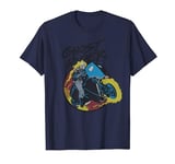 Marvel Ghost Rider Circle Portrait Action Shot T-Shirt