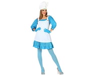 Atosa - 5954 - Costume - Déguisement Femme Naine Bleu - Taille 2