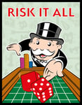 Monopoly: Risk It All - Premium Art Print (Limited Edition) - Special Edition