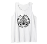 Expect Nothing Appreciate Everything Spiritual Lotus Yoga Tank Top