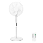 Glowster Ventilateur sur pied à 7 pales avec télécommande.