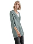 Street One A253795 Cardigan Basique, Steelwood Blue Melange, 40 Femme