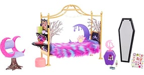 Monster High Bedroom Loup Coffrets Poupée, HMV77, Multicolour, Small