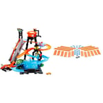 Hot Wheels City Station de Lavage Ultime, Coffret de Jeu avec Pistes & Extensions de Piste pour Circuit, Une Voiture modèle aléatoire inclue, Jouet pour Enfant