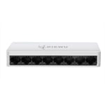 Mini commutateur Ethernet rapide à 8 Ports, 100Mbps, RJ45 LAN Hub, MDI, semi-duplex complet, alimentation ca Nipseyteko